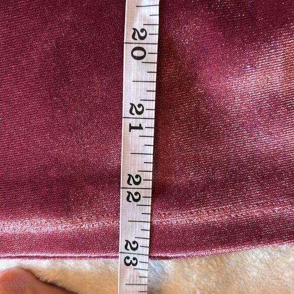 NWT Michael Kors lilac velour tank top with draped cowl front. Sz large. - Picture 10 of 11